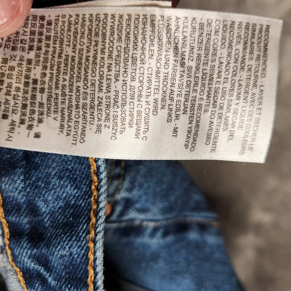 Levi's 550 Jeans Men's 45X29 (Tag 48X30) Blue Straight Relaxed Denim‎ Classic